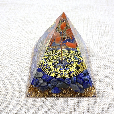 Orgonite Pyramid Resin Energy Generators PW-WG982CD-01-1