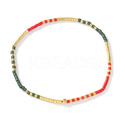 Bohemian Color Glass Seed Beaded Stretch Bracelets for Women Elegant Casual Jewelry Gift ES9222-5-1