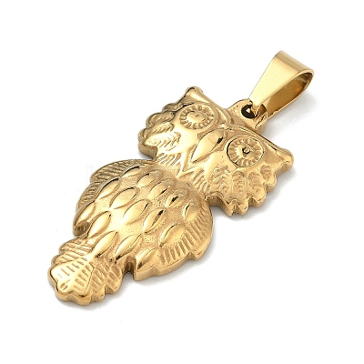 304 Stainless Steel Pendants STAS-F336-09G-01-1
