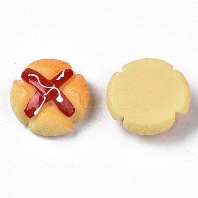 Opaque Epoxy Resin Cabochons CRES-S358-41-1