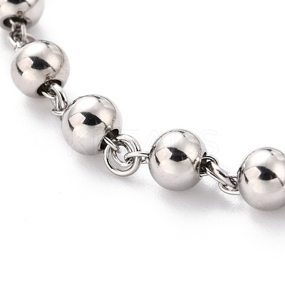 Tarnish Resistant 304 Stainless Steel Charm Bracelets STAS-B021-16P-1