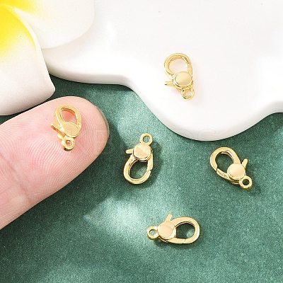 SHEGRACE Brass Lobster Claw Clasps XGR0094G-131G-1