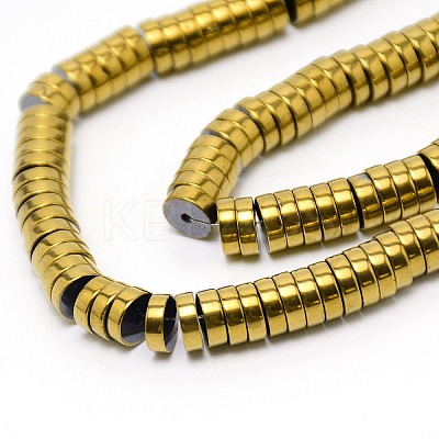 Electroplate Non-magnetic Synthetic Hematite Beads Strands LS-G-WH0015-02C-1