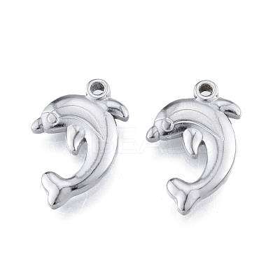 Non-Tarnish 304 Stainless Steel Pendant STAS-B027-09P-1