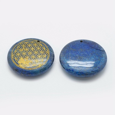 Natural Lapis Lazuli Pendants G-O163-D01-1