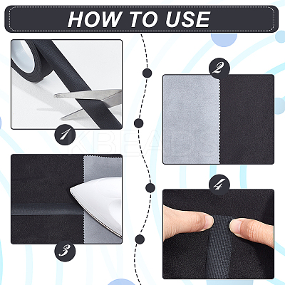 2 Rolls 2 Colors TPU Cloth Heat Sealing Tape TOOL-GA0001-79-1