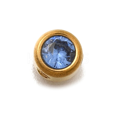 304 Stainless Steel Rhinestone Beads STAS-D310-05G-04-1