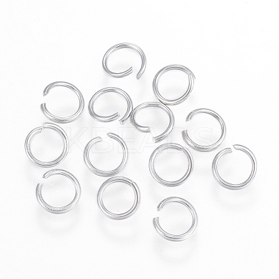 Tarnish Resistant 304 Stainless Steel Open Jump Rings A-STAS-F110-07P-1