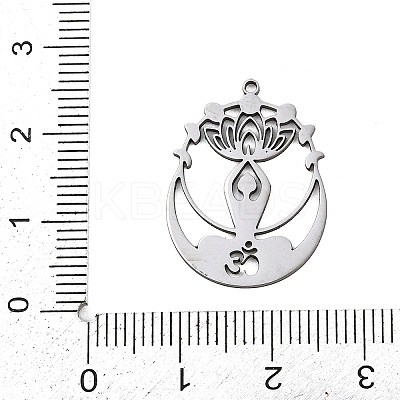 201 Stainless Steel Pendants LS-STAS-Z155-06P-1