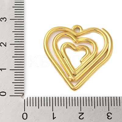 Ion Plating(IP) 304 Stainless Steel Pendants STAS-C104-28C-G-1