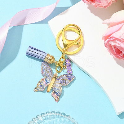 Acrylic & Alloy Enamel Keychain KEYC-FS00026-02-1