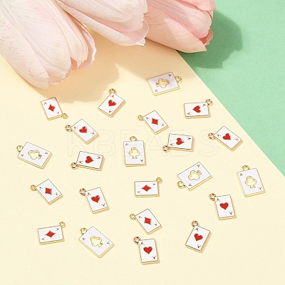 30Pcs 3 Styles Alloy Enamel Pendants ENAM-YW0004-97A-1