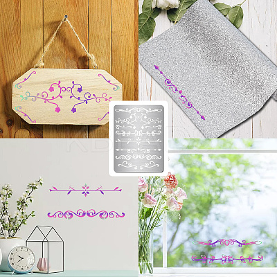 Stainless Steel Metal Cutting Dies Stencils DIY-WH0289-096-1
