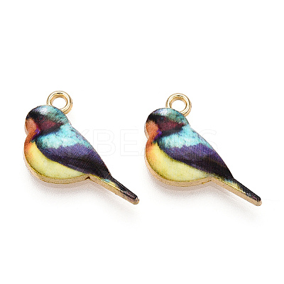 Printed Alloy Pendants ENAM-N056-205A-1