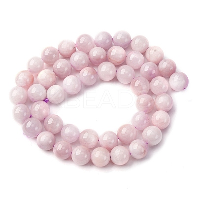 Natural Kunzite Beads Strands G-H313-01D-8mm-1