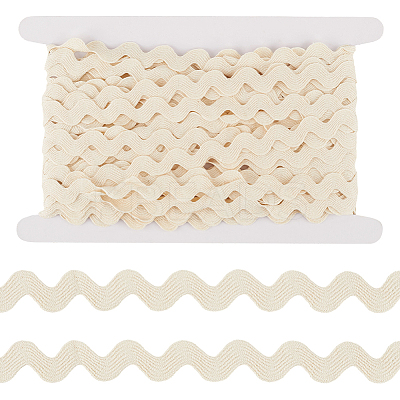 Cotton Wavy Fringe Trim Ribbon OCOR-GF0004-49G-1