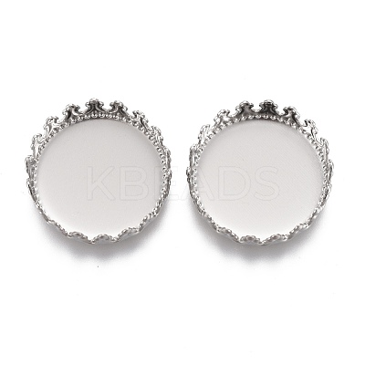 Tarnish Resistant 304 Stainless Steel Cabochon Settings STAS-P249-11P-1