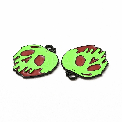 Rack Plating Alloy Enamel Pendants FIND-G054-20EB-02-1