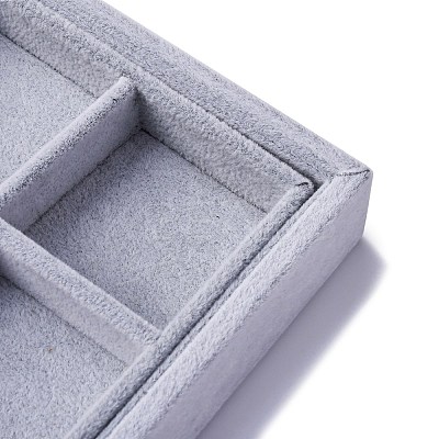 Removable Velvet Jewelry Organizer Display Trays for Earrings Necklaces Rings CON-R030-04A-1