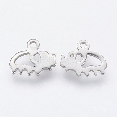 Tarnish Resistant 201 Stainless Steel Charms STAS-K150-06P-1