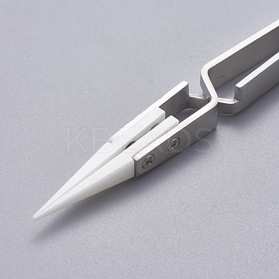 Stainless Steel Beading Tweezers TOOL-F006-02B-1