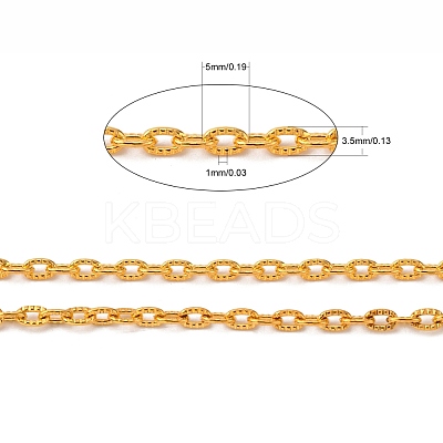 Iron Textured Cable Chains CH-S065-G-LF-1