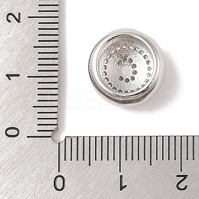 Rack Plating Brass & Cubic Zirconia Pendants KK-Z047-07P-C-RS-1