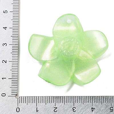 Opaque Resin Pendants FIND-M035-03F-1