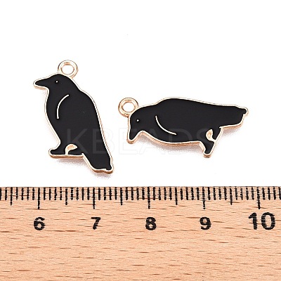 Halloween Theme Alloy Enamel Pendants PALLOY-N176-45-RS-1