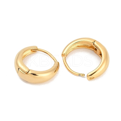 Ion Plating(IP) 304 Stainless Steel Huggie Hoop Earrings for Women EJEW-C096-07B-G-1