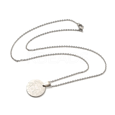 Non-Tarnish Constellation Pendant Necklaces LS-NJEW-S422-04P-02-1