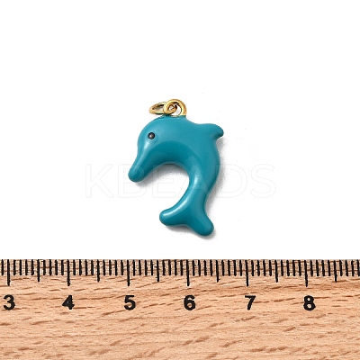 304 Stainless Steel Enamel Pendants STAS-B097-02G-1