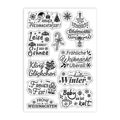 Custom Summer Theme PVC Plastic Clear Stamps DIY-WH0631-0416-1