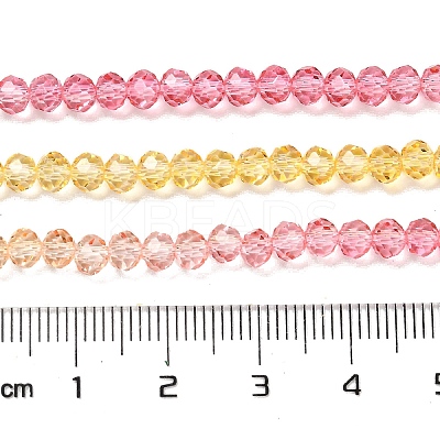Transparent Painted Glass Beads Strands LS-DGLA-A034-T3mm-A07-1