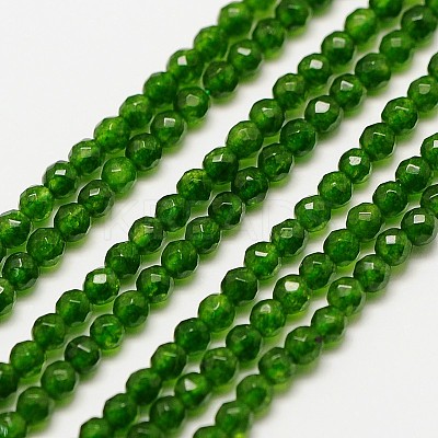 Natural TaiWan Jade Bead Strands G-A129-3mm-30-1