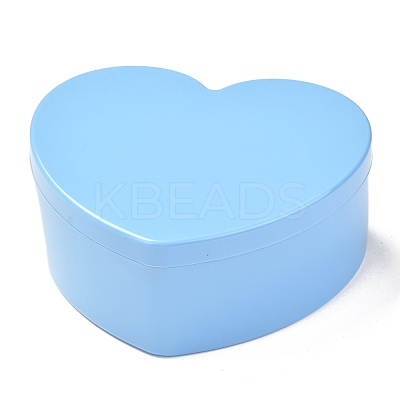 Heart Plastic Jewelry Boxes OBOX-F006-09C-1