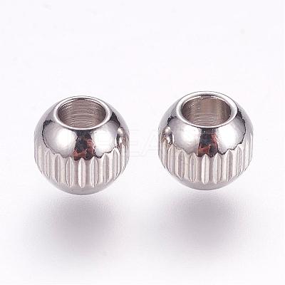 Tarnish Resistant 201 Stainless Steel Beads STAS-G133-11P-1