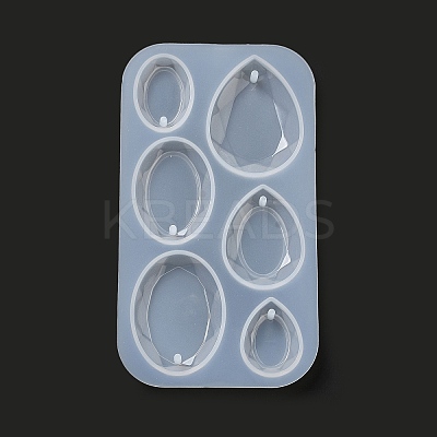 DIY Teardrop Pendant Silicone Molds DIY-G079-02-1