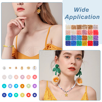 Rainbow Style DIY Jewelry Making Kit DIY-DC0002-72-1