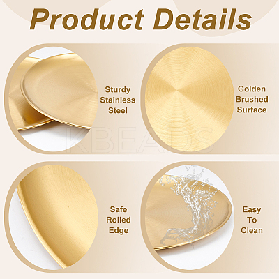 201 Stainless Steel Serving Trays AJEW-WH0314-362-1