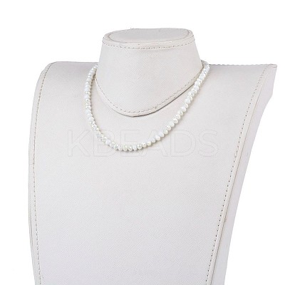 Glass Beaded Necklaces NJEW-JN02271-01-1
