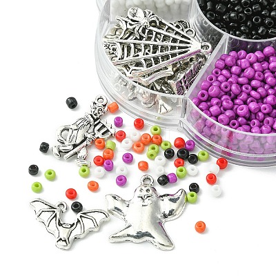 Halloween Theme DIY Bracelet Making Kit DIY-YW0007-34-1
