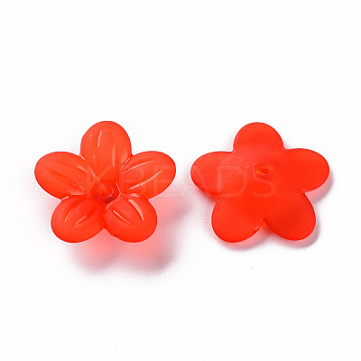 Frosted Acrylic Bead Caps MACR-S371-08A-712-1