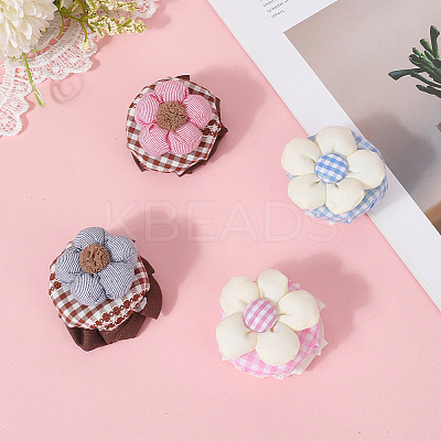 4Pcs 4 Colors Cotton Door Knob Cover DIY-GF0011-49-1