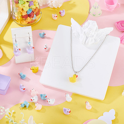 20Pcs Opaque Resin Pendants RESI-TADJ0001-09-1