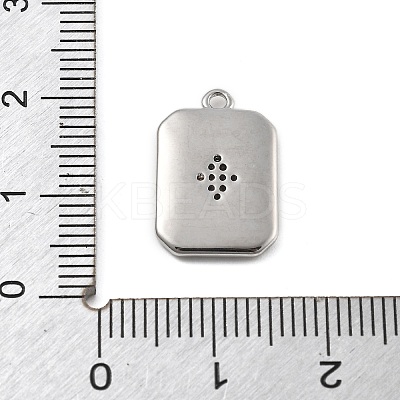 Brass Micro Pave Cubic Zirconia Pendants LS-KK-D283-30P-04-1