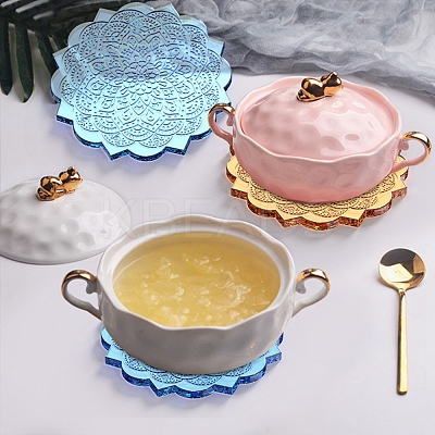 DIY Cup Mat Silicone Molds DIY-G041-08-1