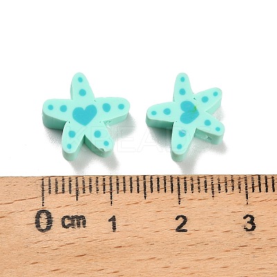 Handmade Polymer Clay Beads CLAY-I013-03-1