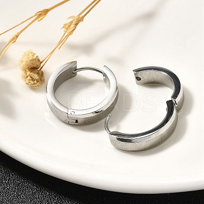 304 Stainless Steel Hoop Earrings for Women EJEW-C096-44P-1