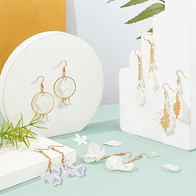 DIY Acrylic & Crackle Dangle Earring Making Kits DIY-SC0016-55-1
